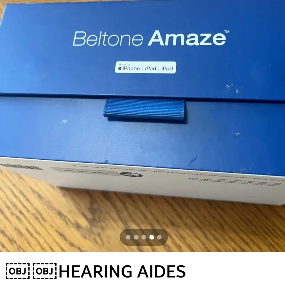 Beltone Amaze Hearing Aids - Blue